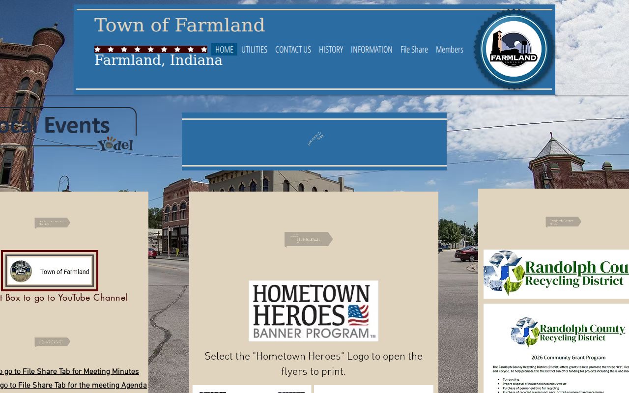 Farmland court records and separate city government contact