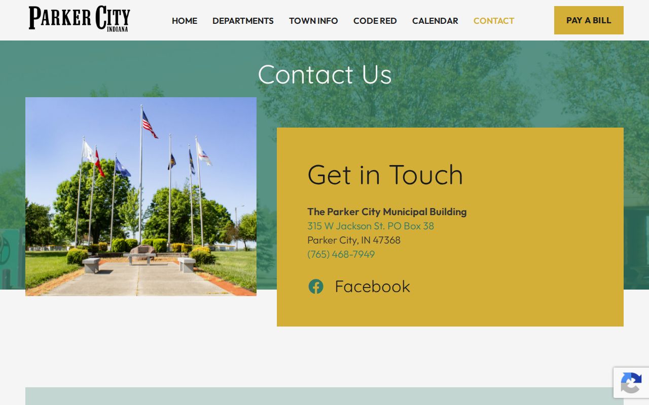 Parker City court records and municipal building contact distinction