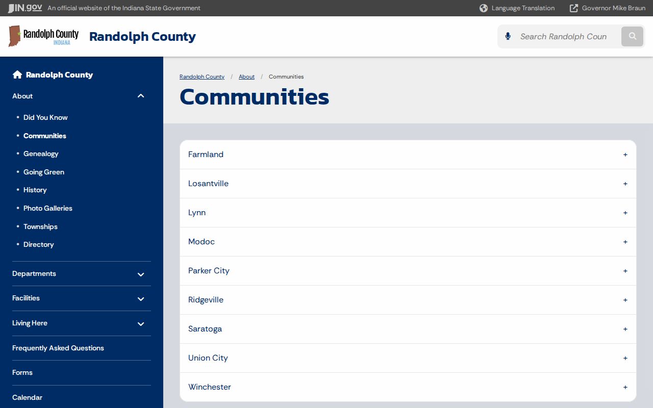 Union City court records and Randolph County community history